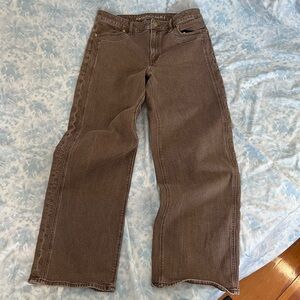 EUC American Eagle Outfitters Wide-Leg Cowgirl Jeans, Size 10, Western Influence